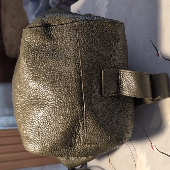 ALLSAINTS Anouck Leather Sling Olive Green - Picture 9 of 12